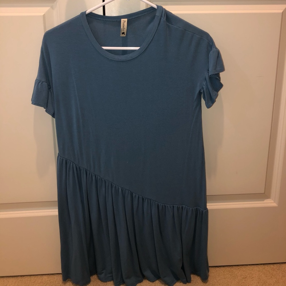 flowy ruffle shirt